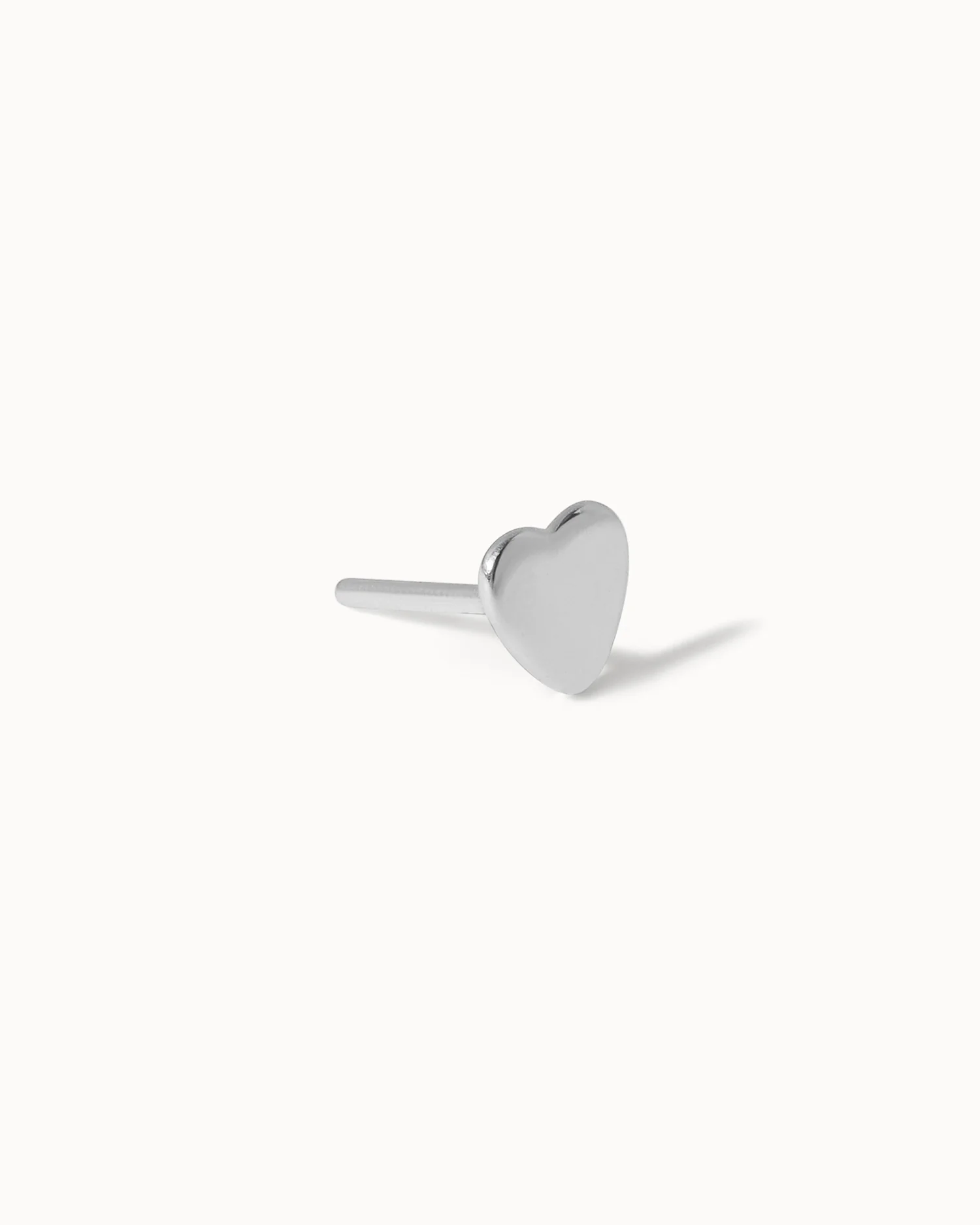 Heart Flat Back Stud - Image 3