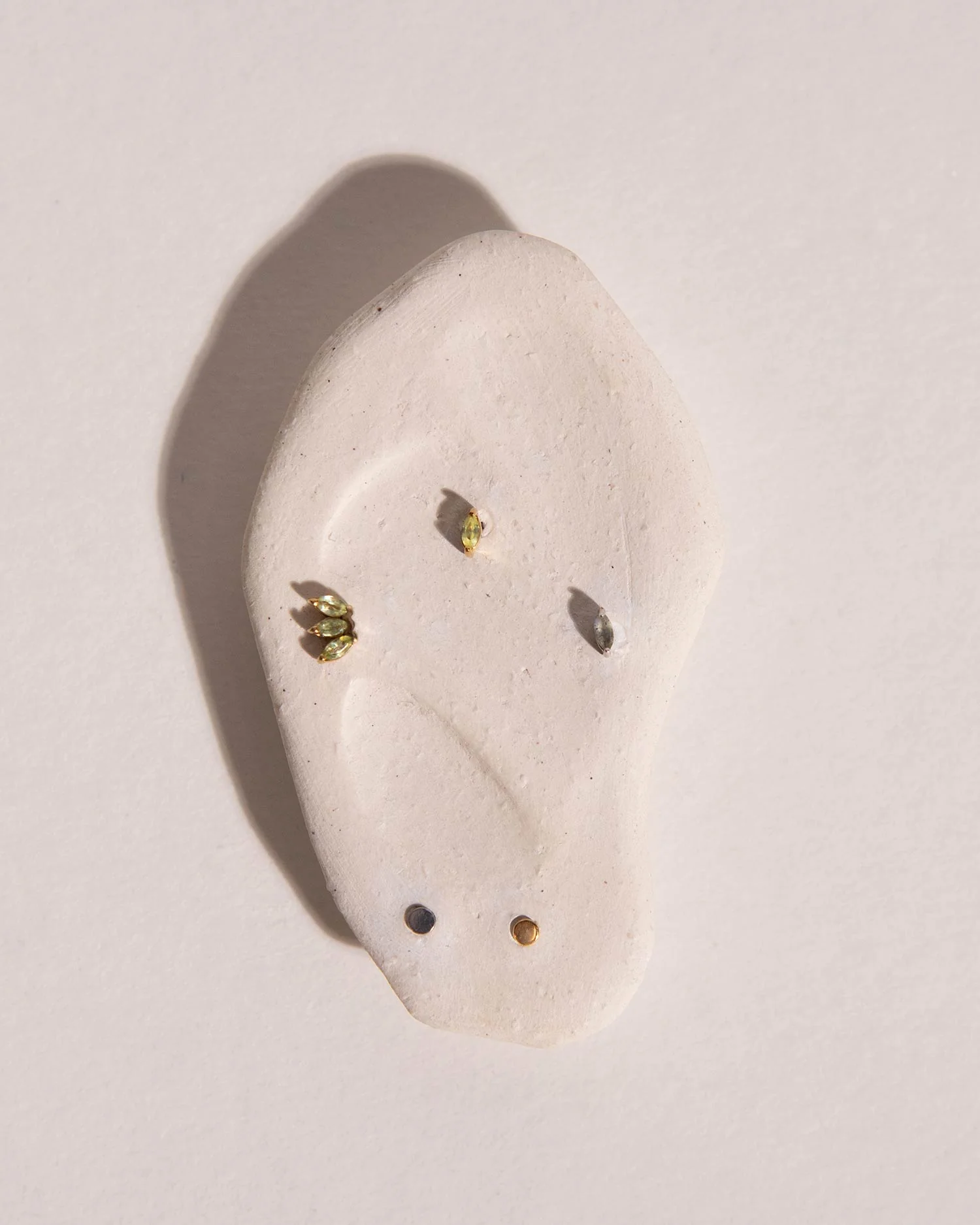 Labradorite Marquise Flat Back Stud - Image 2