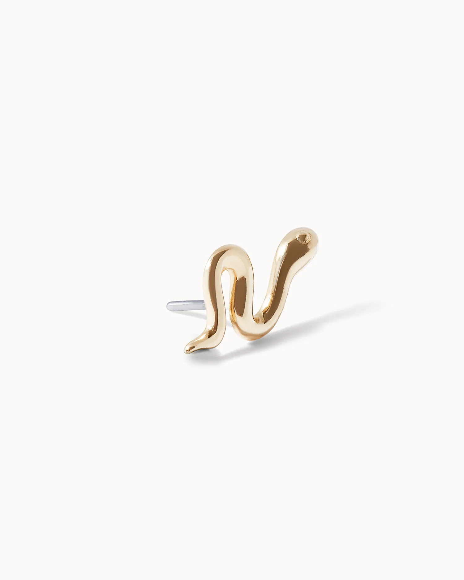 Serpent Flat Back Stud - Image 2