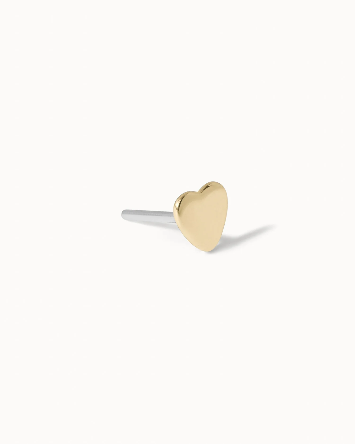 Heart Flat Back Stud - Image 3