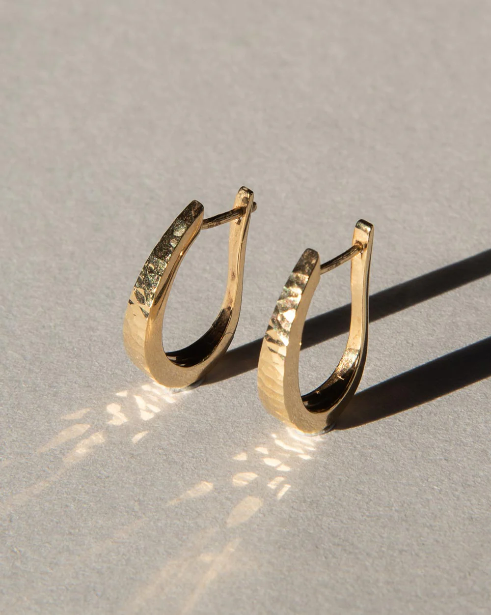 Drop Hoop Earrings