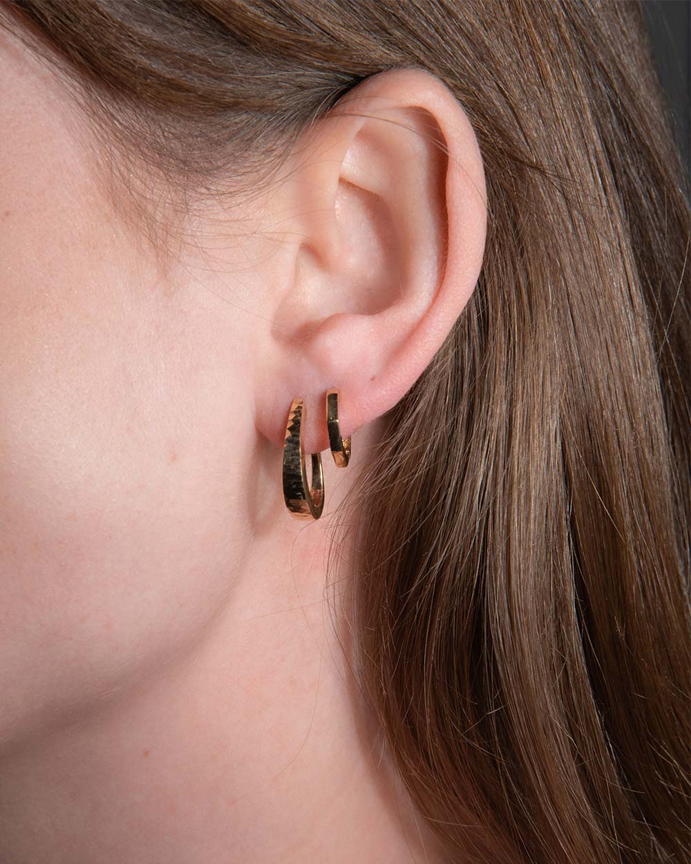Drop Hoop Earrings - Image 2