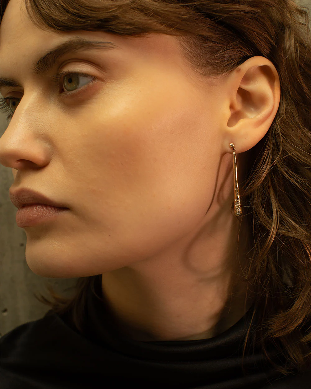 Celestial Diamond Drop Earrings - Image 3