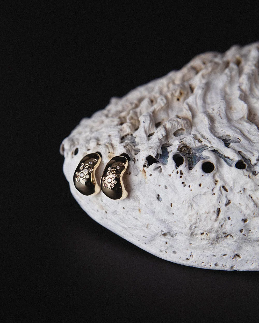 Celestial Diamond Huggie Hoop Earrings - Image 7
