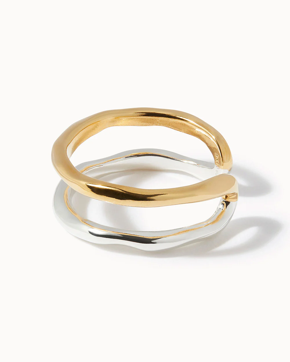 Lava Adjustable Two Tone Ring - Image 6