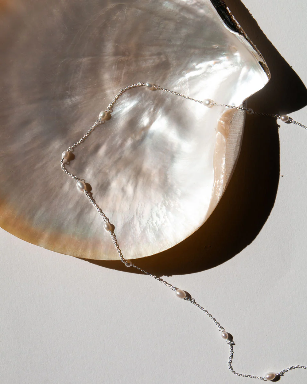 Long Pearl Necklace - Image 3
