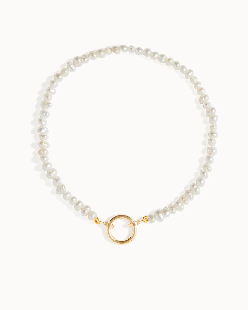 Pearl Beaded Charm Bracelet