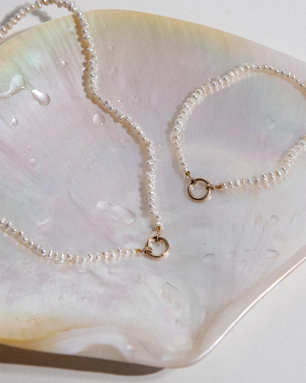 Pearl Beaded Charm Bracelet - Image 4