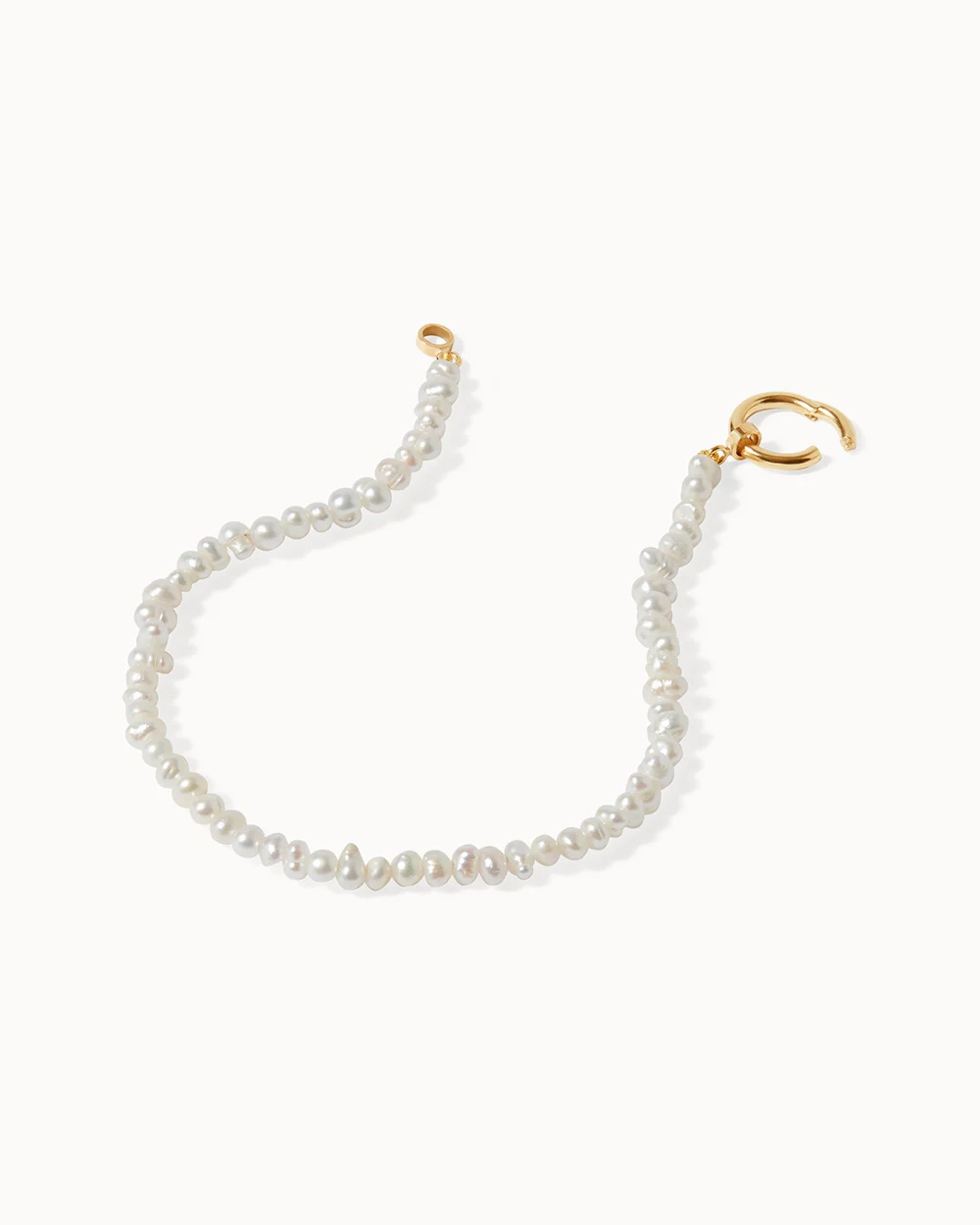 Milos Pearl Beaded Charm Necklace and Bracelet Set - Image 4