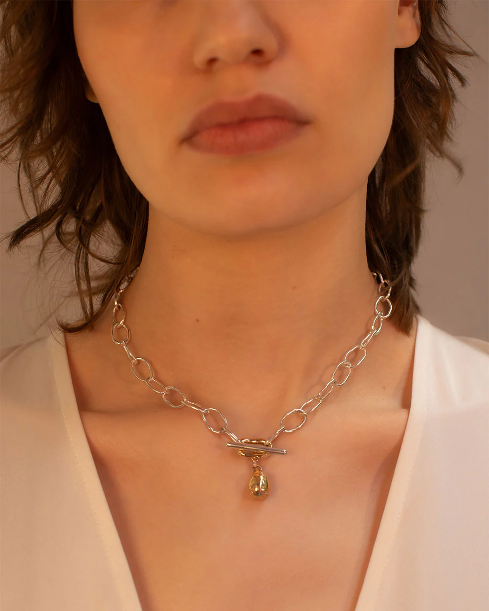 Molten Chain Necklace - Image 3