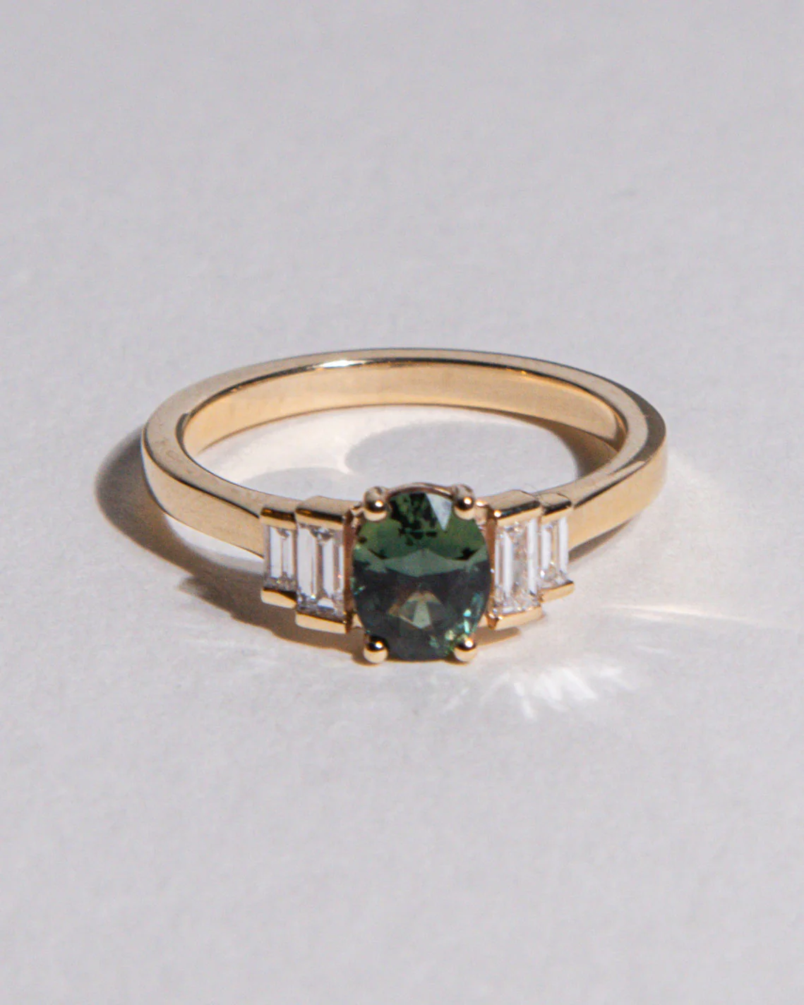 Nina 1.22ct Green Sapphire Ring - Image 3