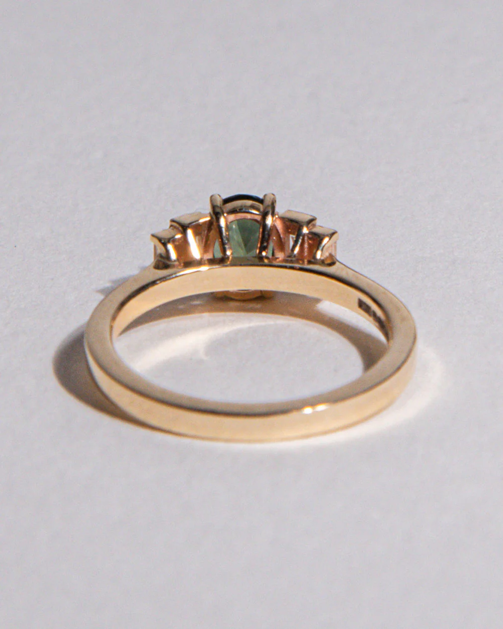 Nina 1.22ct Green Sapphire Ring - Image 6