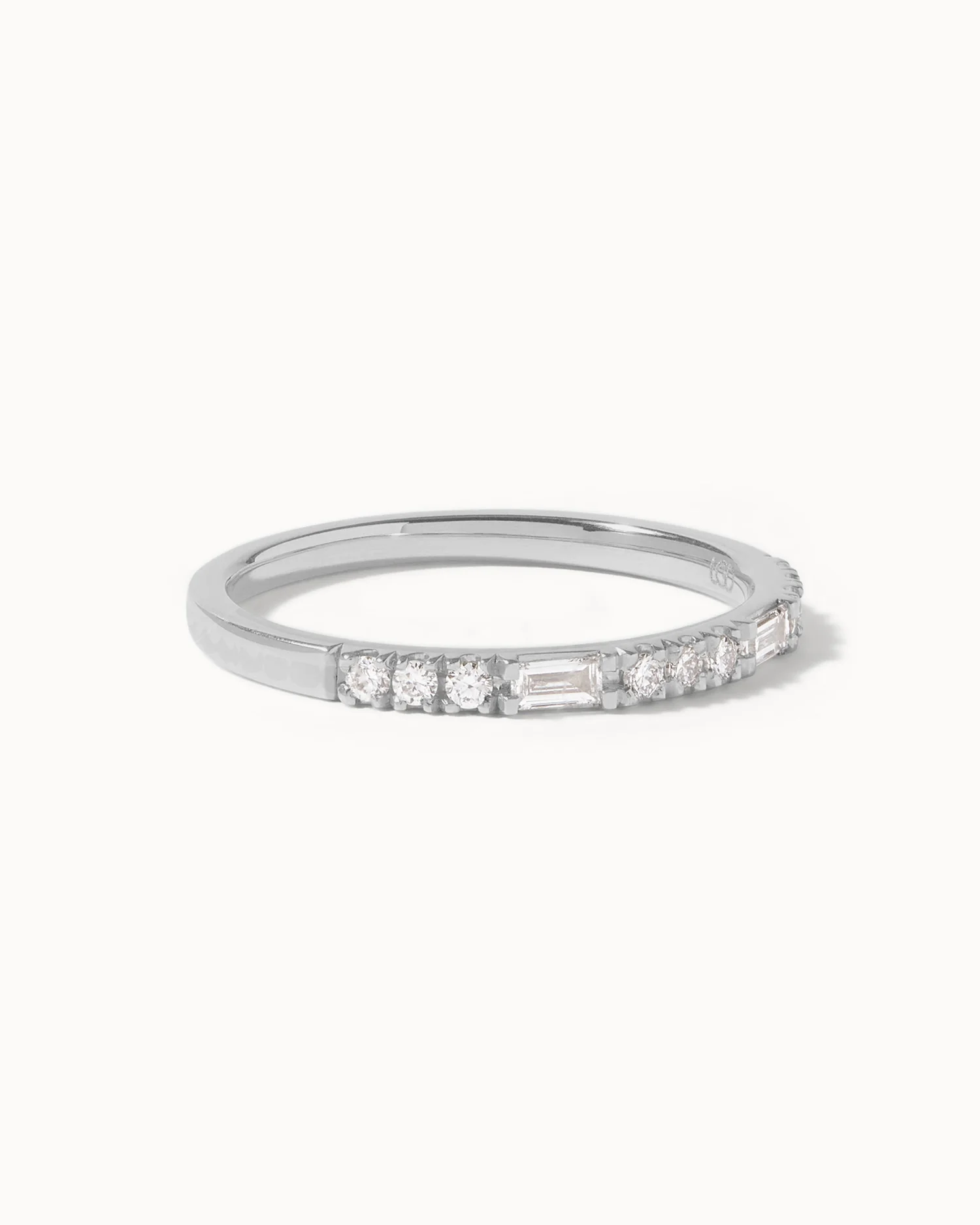 Platinum Dual Cut Diamond Ring - Image 3