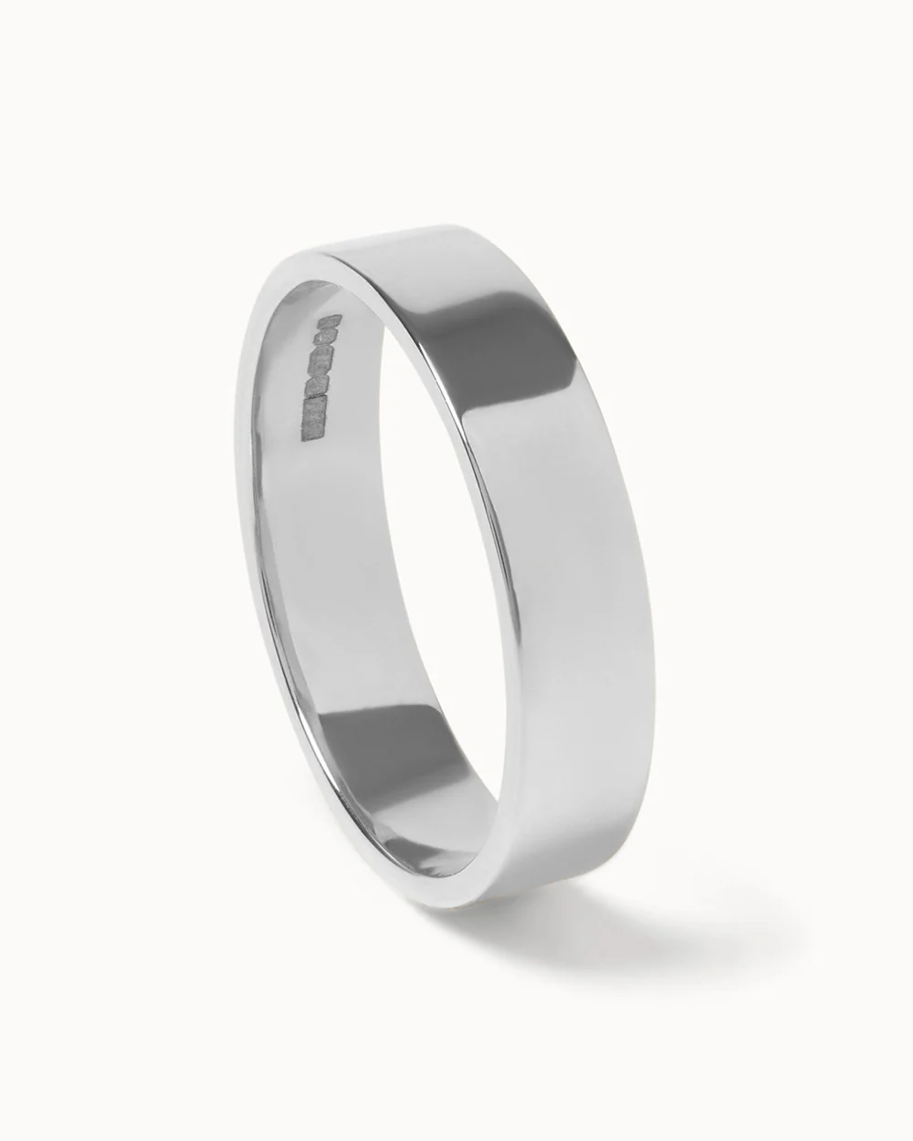 Platinum Signature Band Ring - Image 3