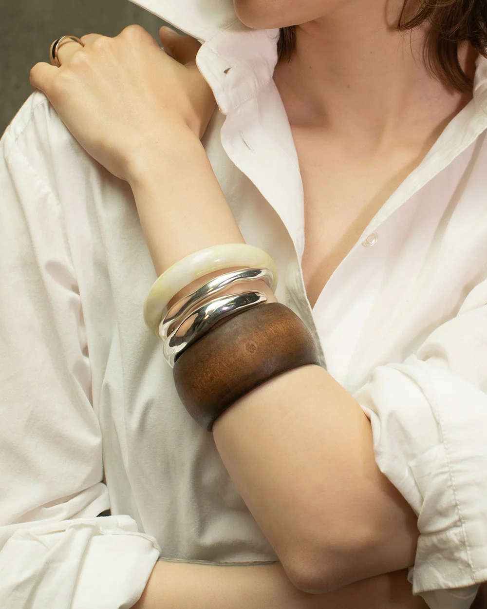 Round Jade Bangle - Image 6
