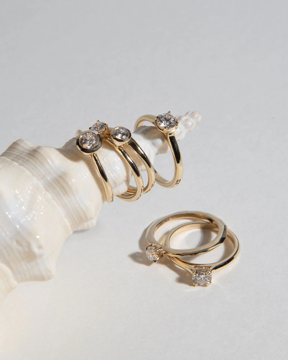 0.25ct Lab Grown Diamond Faceted Ring - Image 4