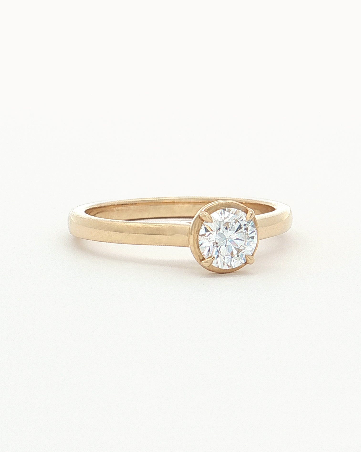 0.5ct Lab Grown Diamond Halo Ring - Image 5
