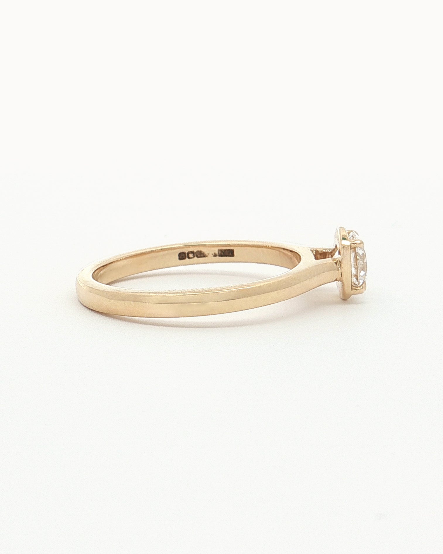 0.5ct Lab Grown Diamond Halo Ring - Image 7