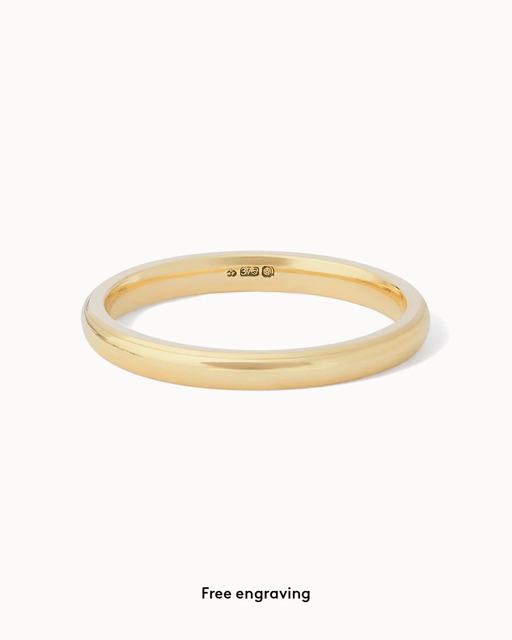 18ct Yellow Gold Classic Ring - 2mm Band