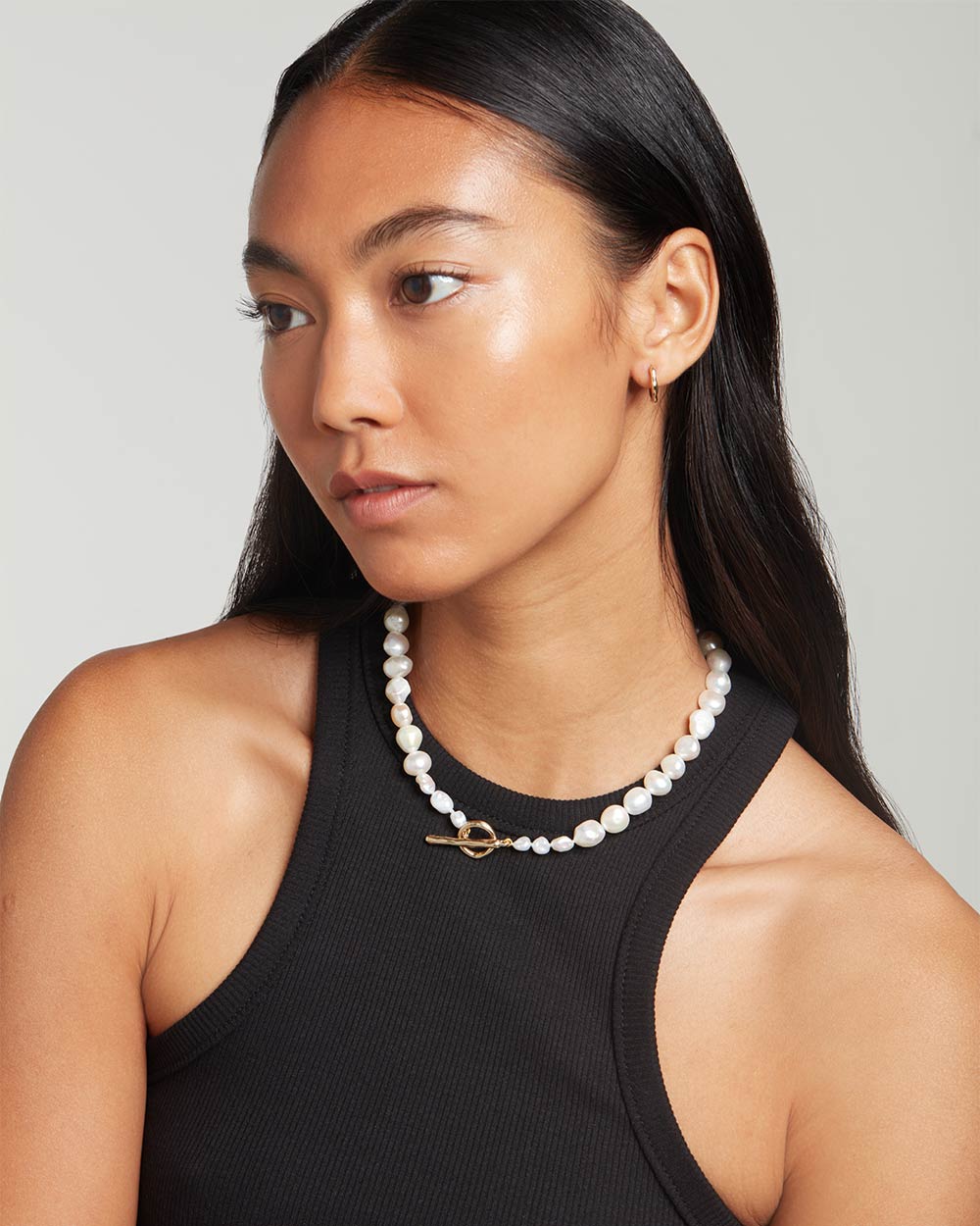 Baroque Pearl Necklace and Bracelet Set - Image 6