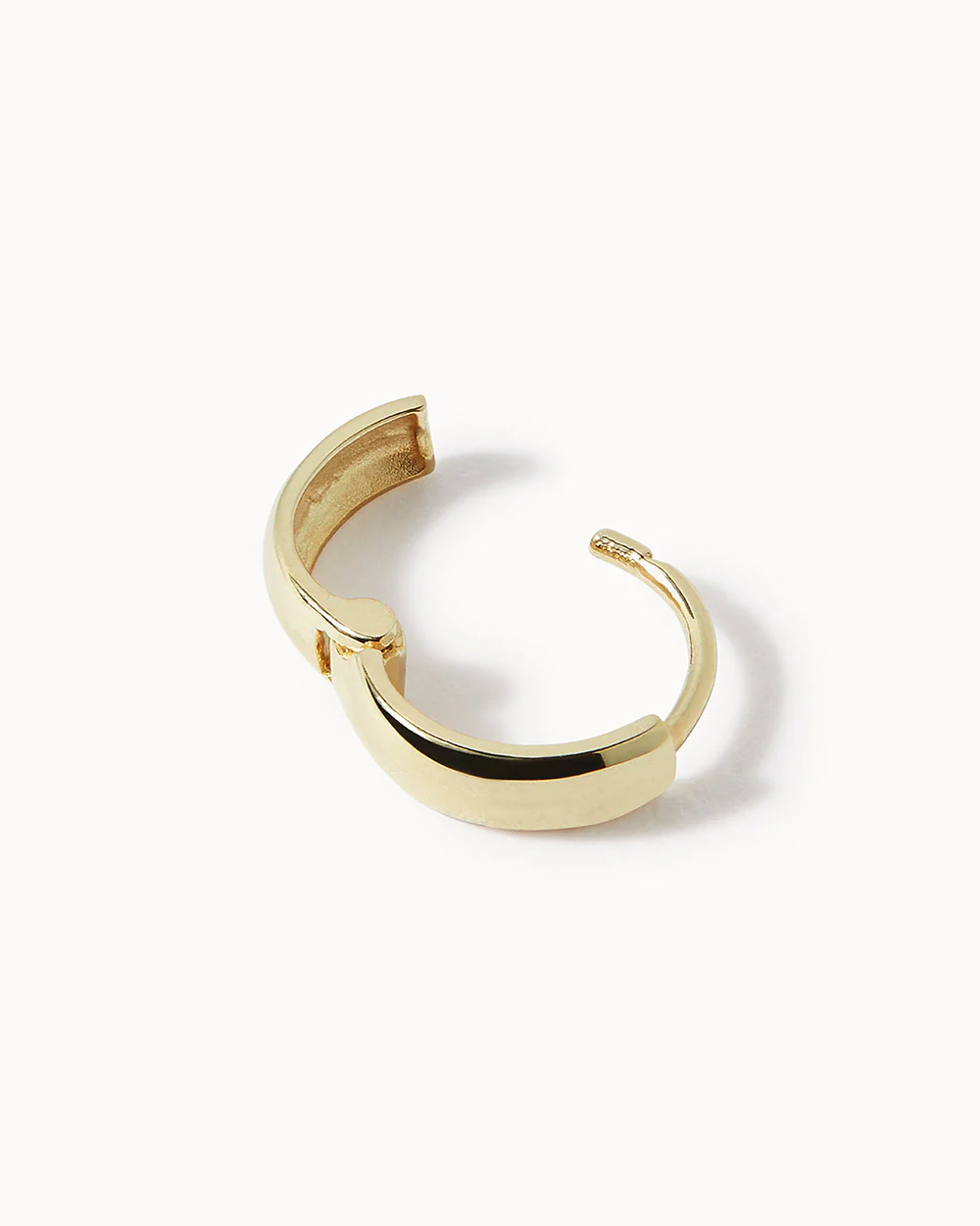 Solid Gold Hinged Cartilage Hoop - Image 3
