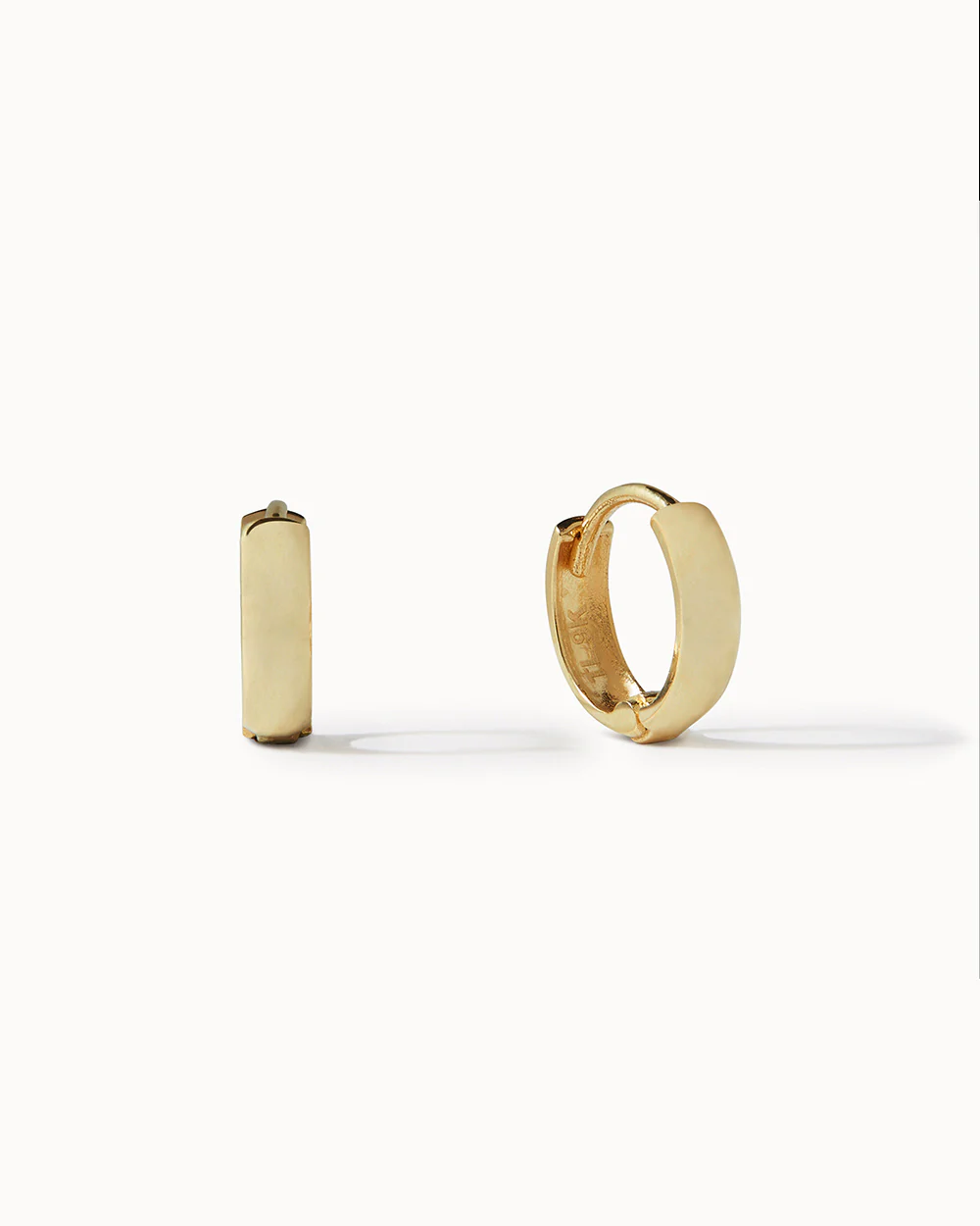 Solid Gold Hinged Cartilage Hoop - Image 4