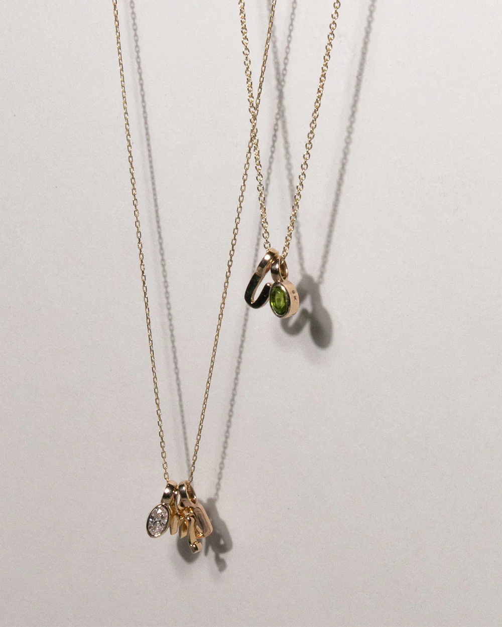Solid Gold Fine Trace Chain Necklace - Image 3