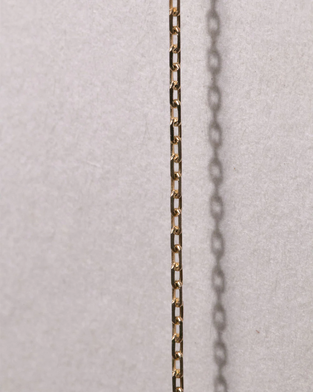 Solid Gold Fine Trace Chain Necklace - Image 4