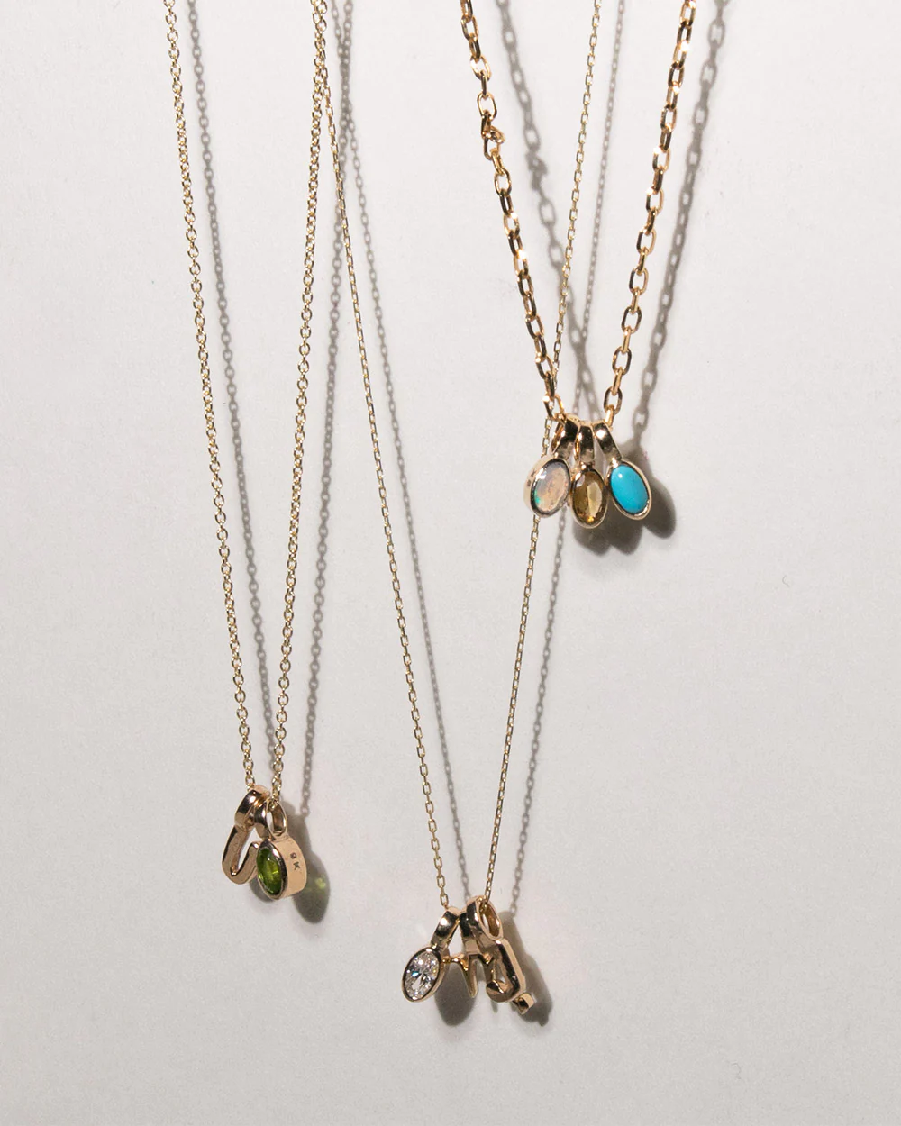 Solid Gold Fine Trace Chain Necklace - Image 5