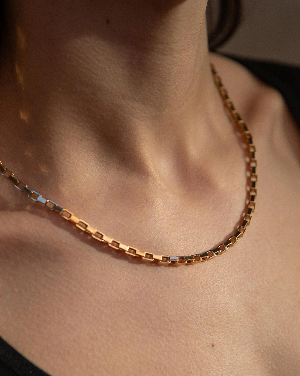 Heavy Box Chain Necklace - Image 2