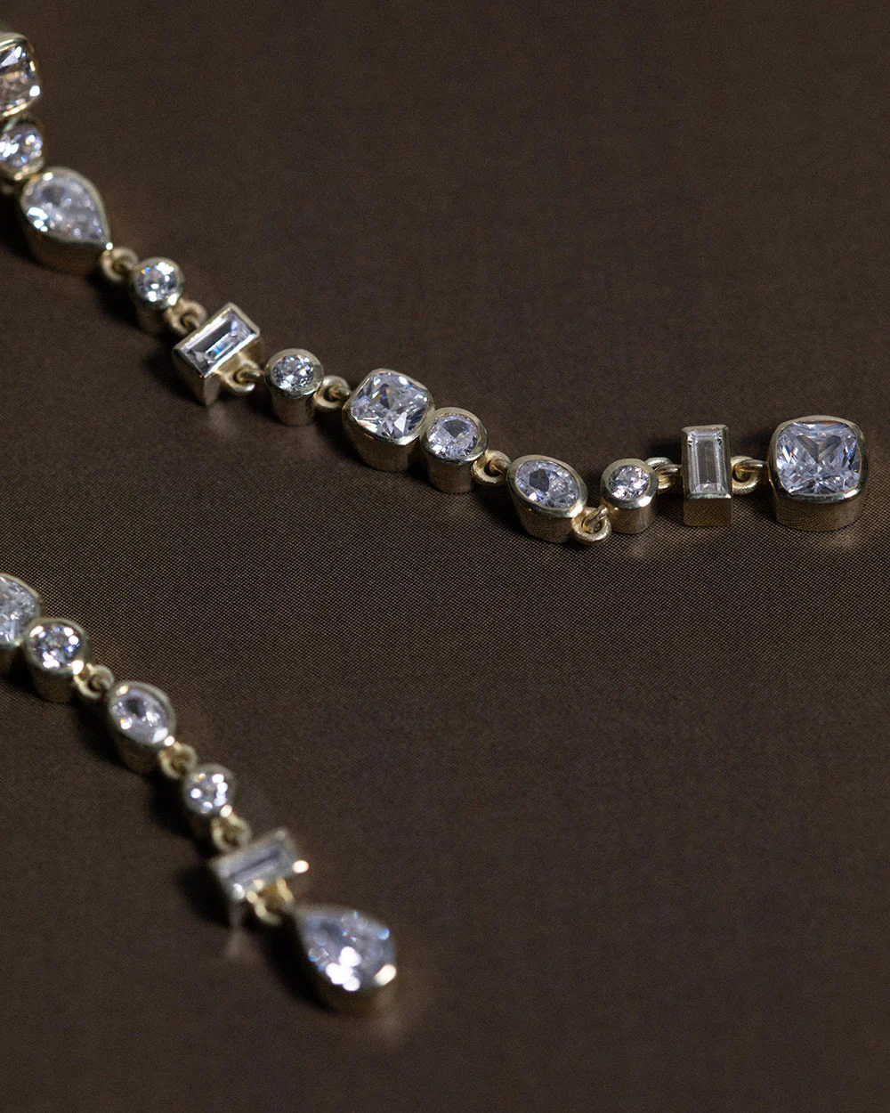 Vega Diamond Drop Earrings - Image 7