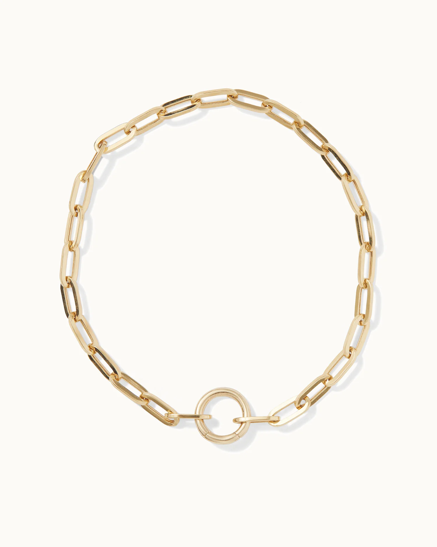 Paper Chain Charm Necklace and Bracelet Set - Image 4