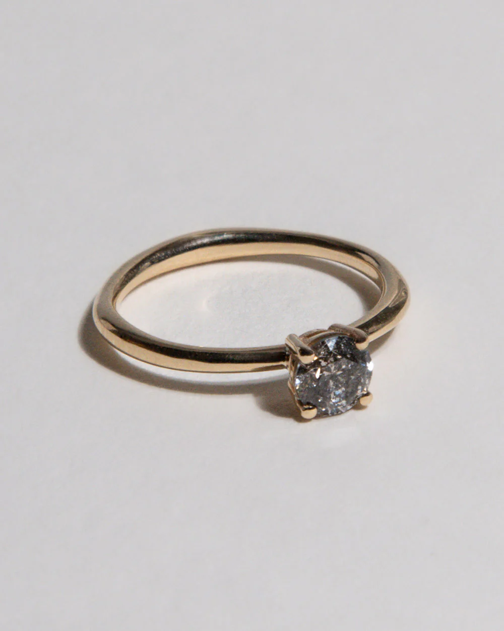 Olympia 0.63ct Grey Diamond Ring