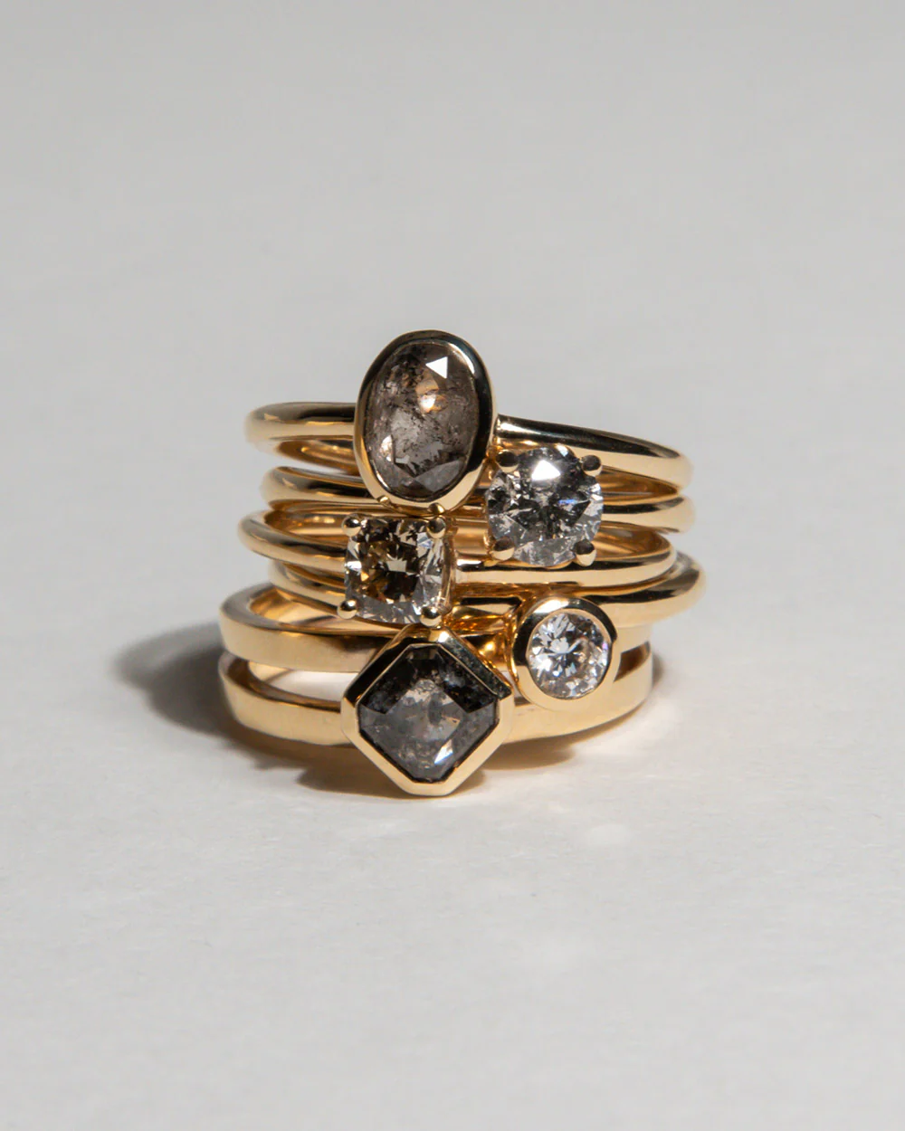 Olympia 0.63ct Grey Diamond Ring - Image 3