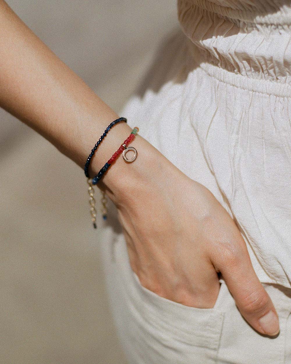 Hydra Multi Gemstone Beaded Bracelet - Image 2
