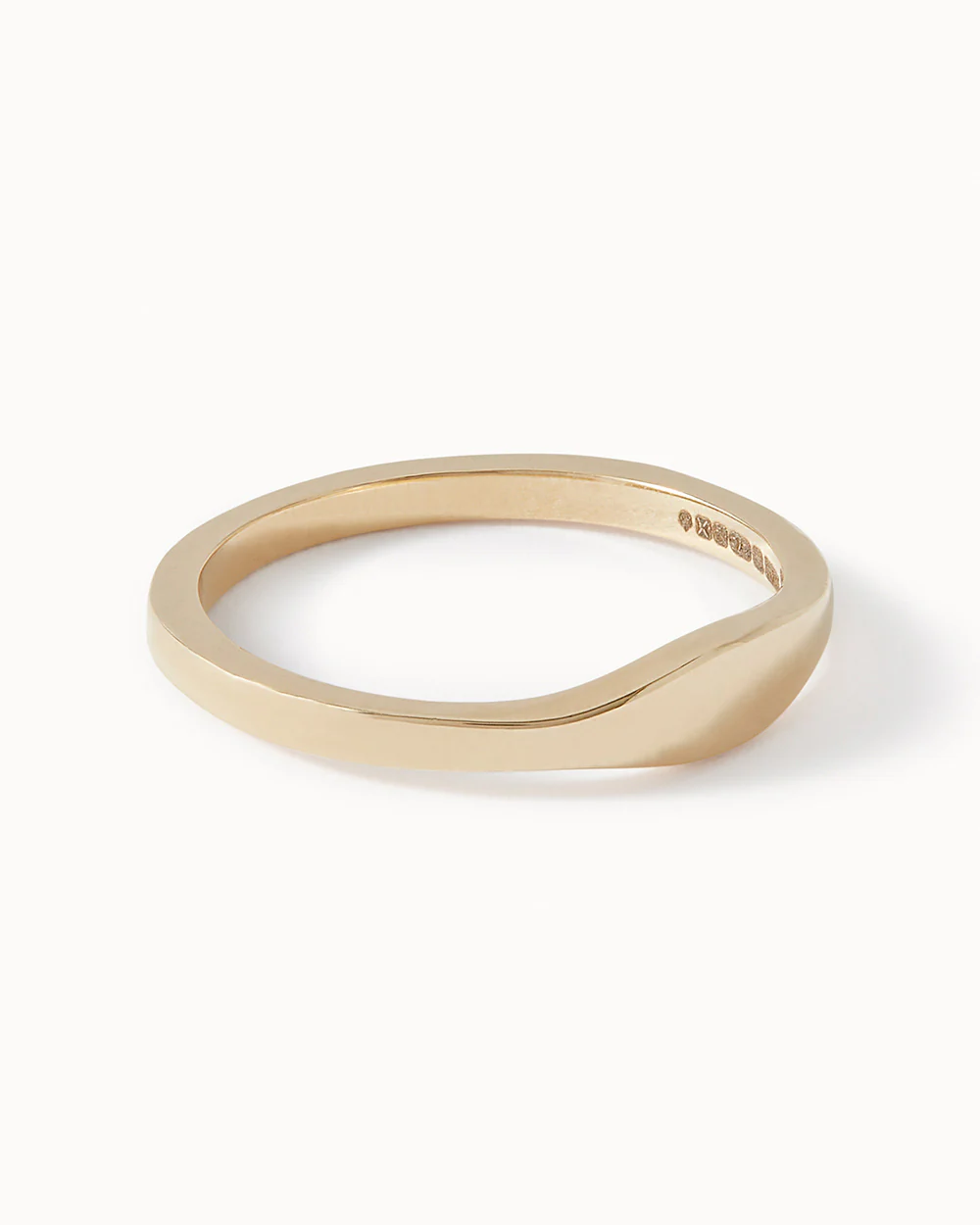 Solid Gold Signet Ring - Image 3