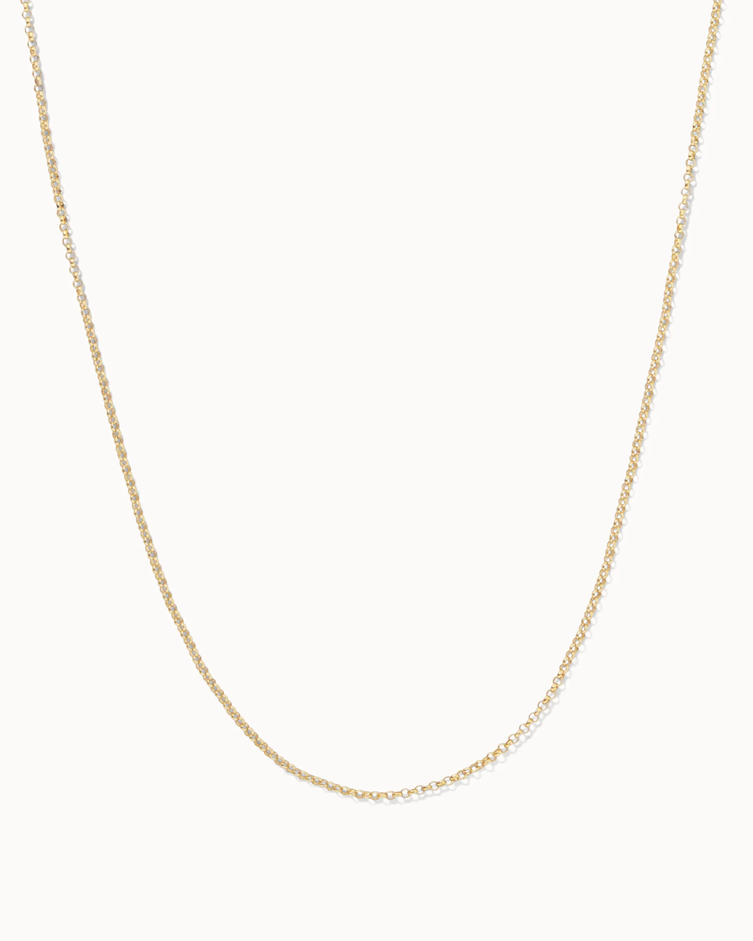 Solid Gold Simple Chain