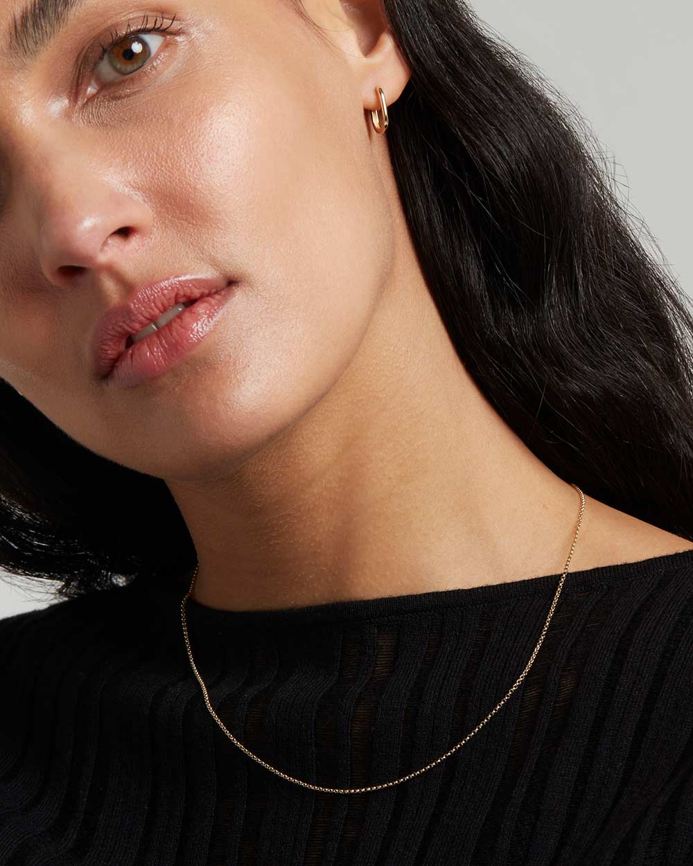 Solid Gold Simple Chain - Image 2