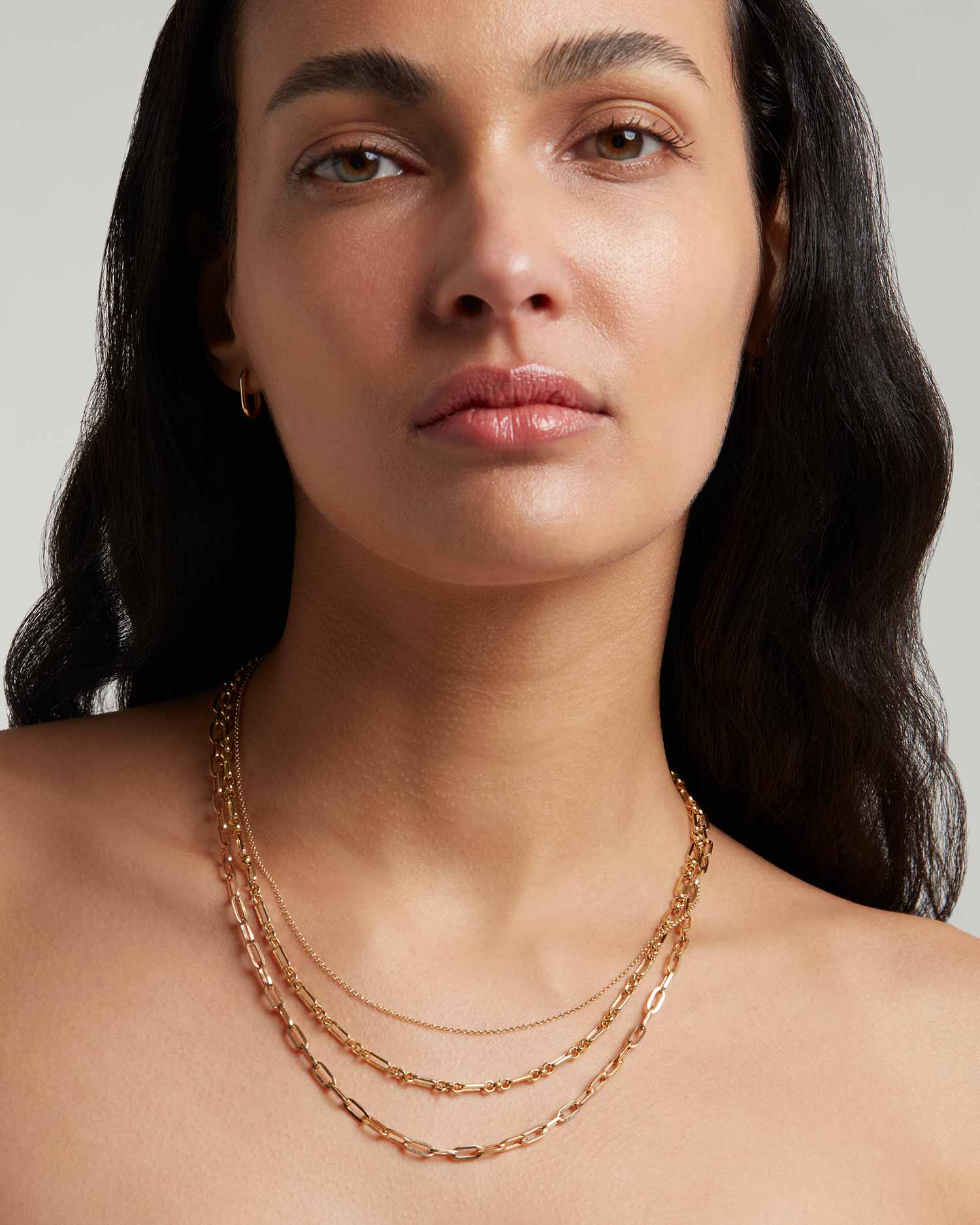 Solid Gold Simple Chain - Image 3