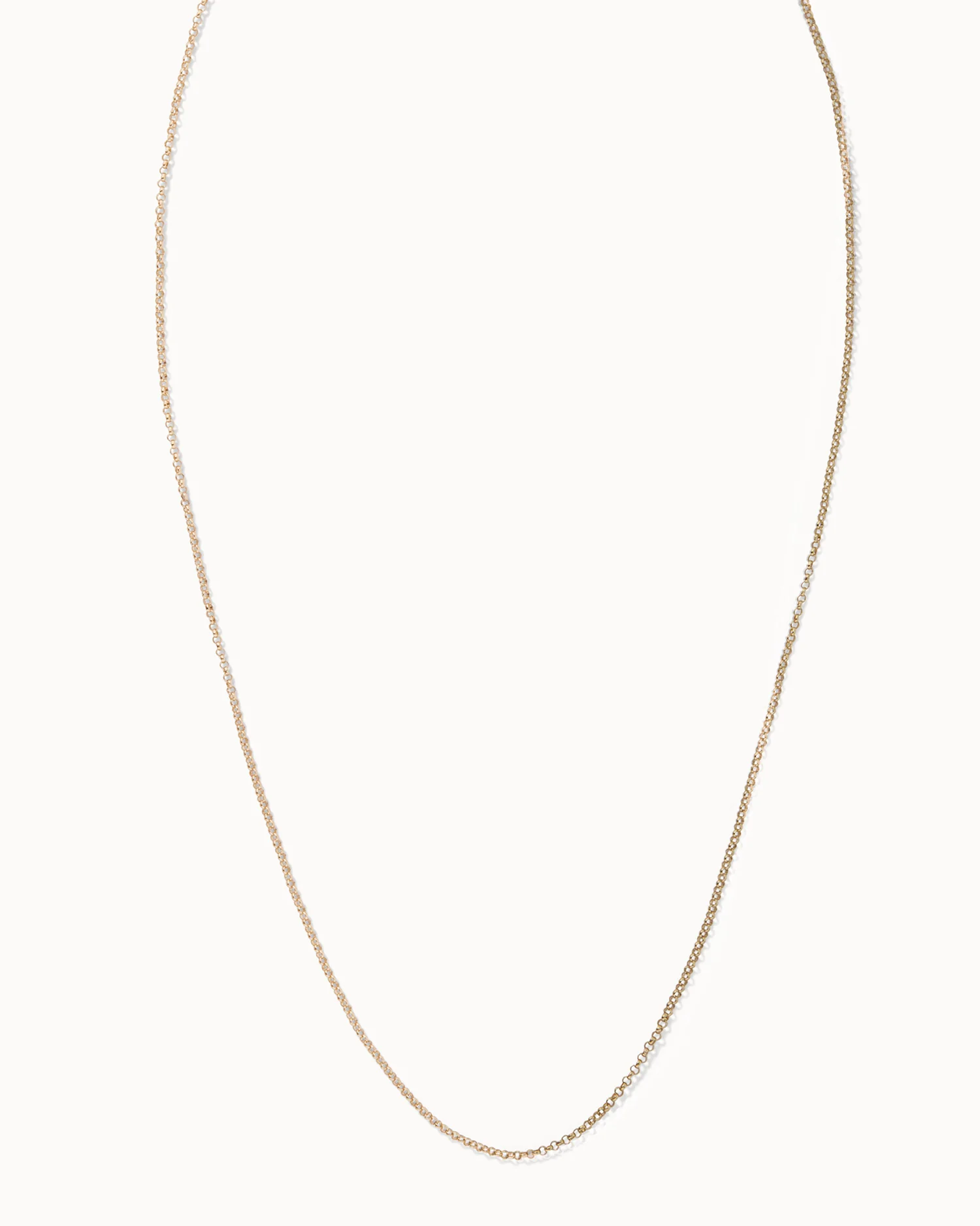 Solid Gold Simple Chain - Image 5