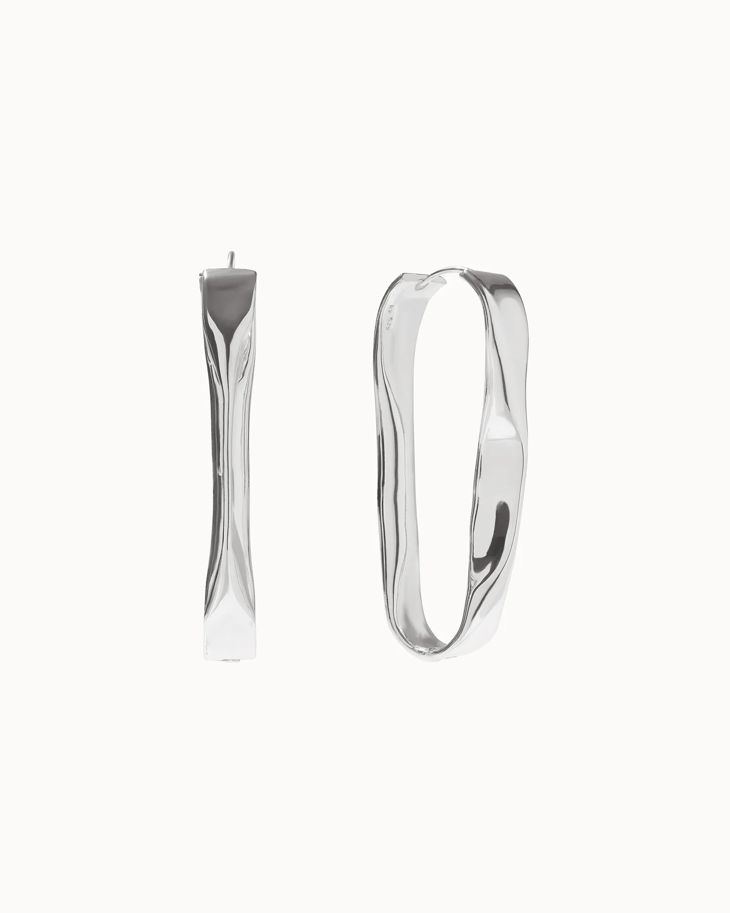 Link Hoop Earrings - Image 3