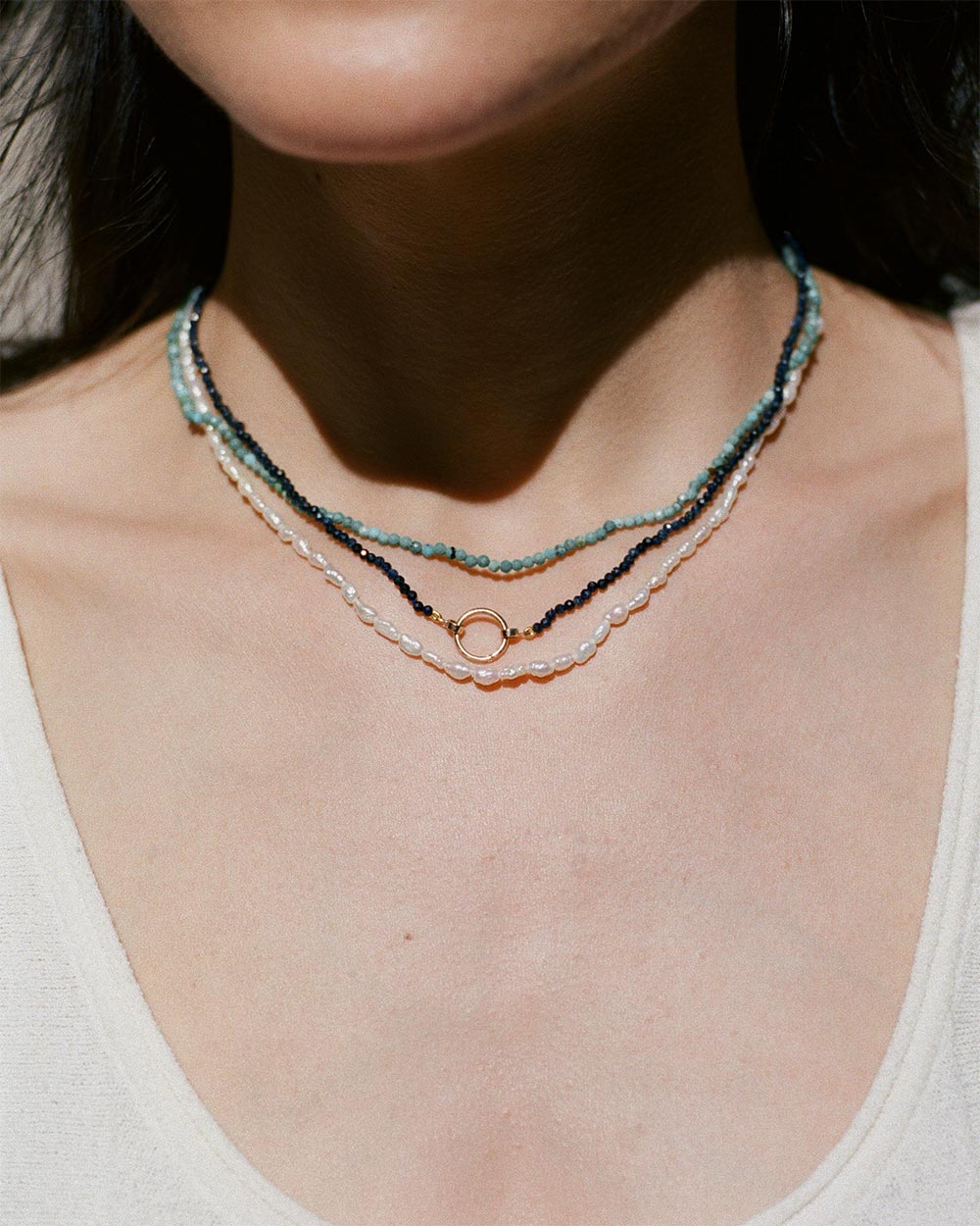 Hydra Turquoise Beaded Necklace - Image 3