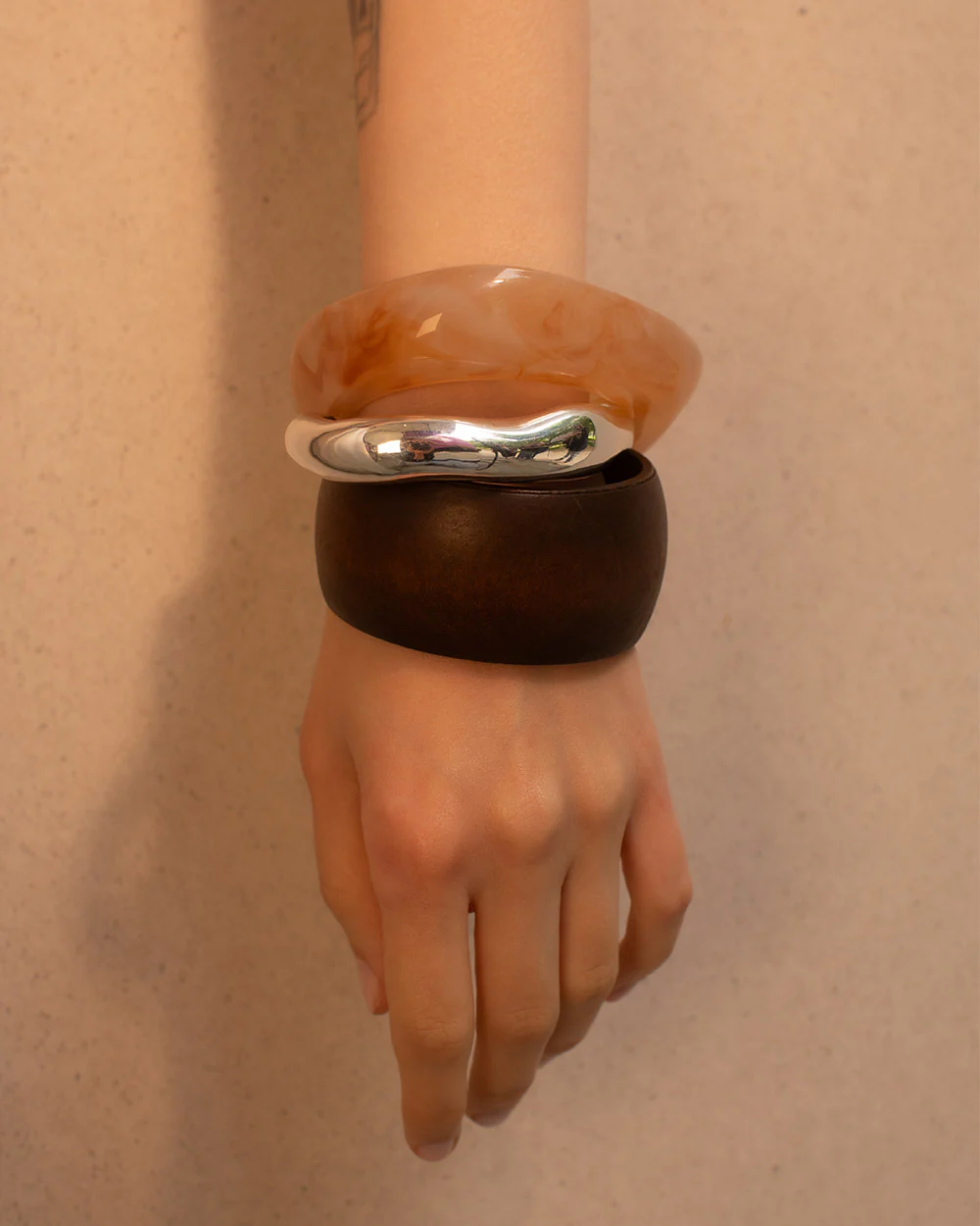 Wood Wide Bangle - Image 2
