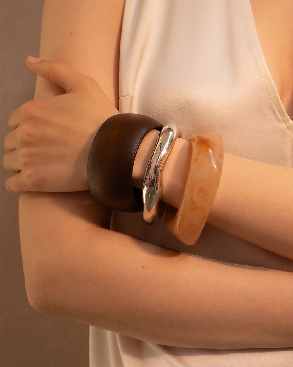 Wood Wide Bangle - Image 3